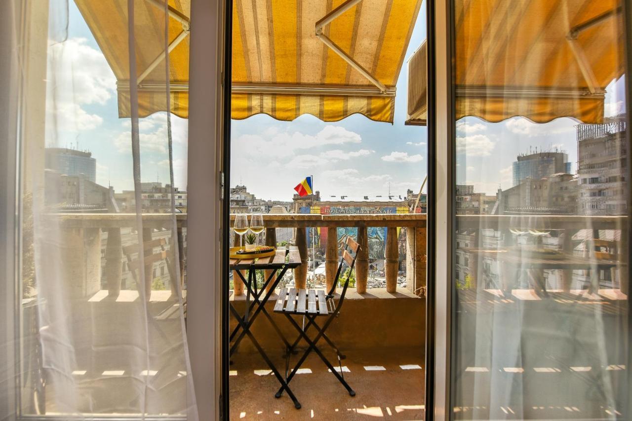 Chic Accommodation With Breathtaking Views Over Calea Victoriei - Your Central Heaven بوخارست المظهر الخارجي الصورة